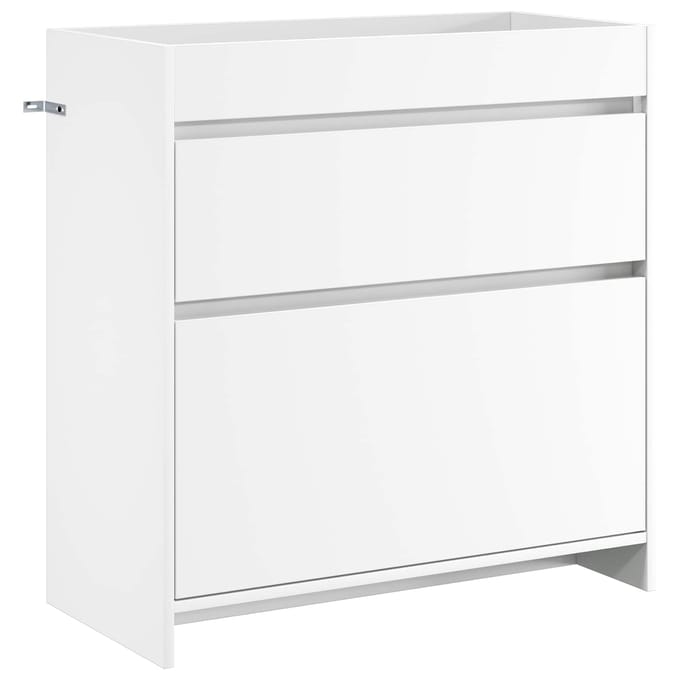 vidaXL - Badkamer - Onder - Het - Wastafel - Kast - Wit - 78,5 - x - 37,5 - x - 81 - cm