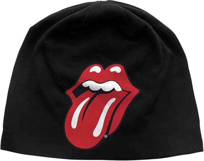 The Rolling Stones - Tongue Beanie Muts - Zwart