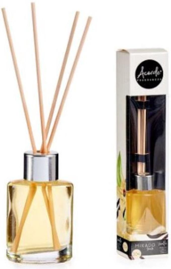Acorde Geurverspreider Mikado Vanille 30 Ml Geel 6-delig