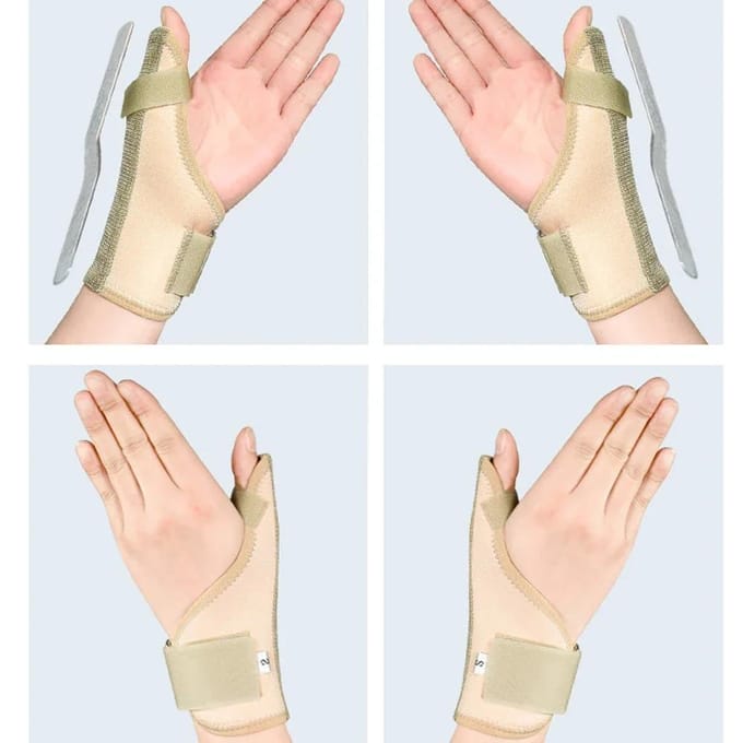 1 stuk Triggerduimspalk Duimsteunbeugel Stabilisator Geschikt voor linker- en rechterhand L zwart