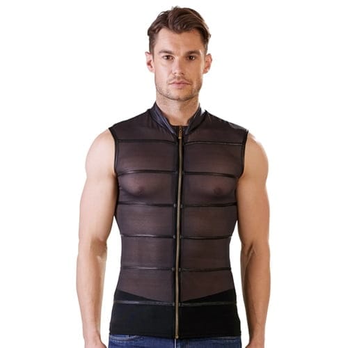 NEK Doorschijnend Shirt Met Wetlook Strepen