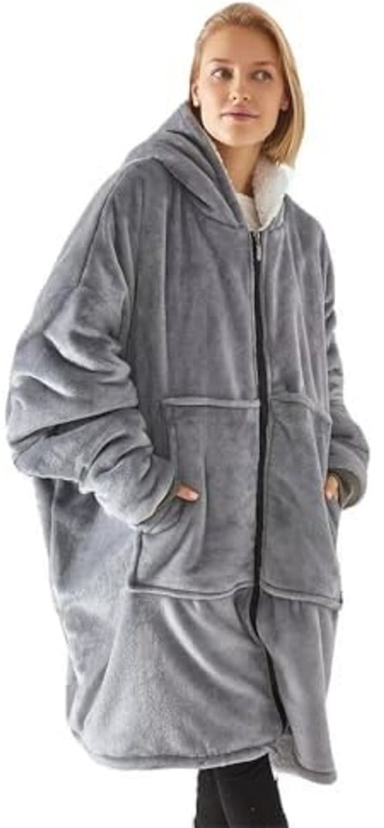 Dames Oversized Hoodie Deken - Zachte en Fluffy Winter Pjs