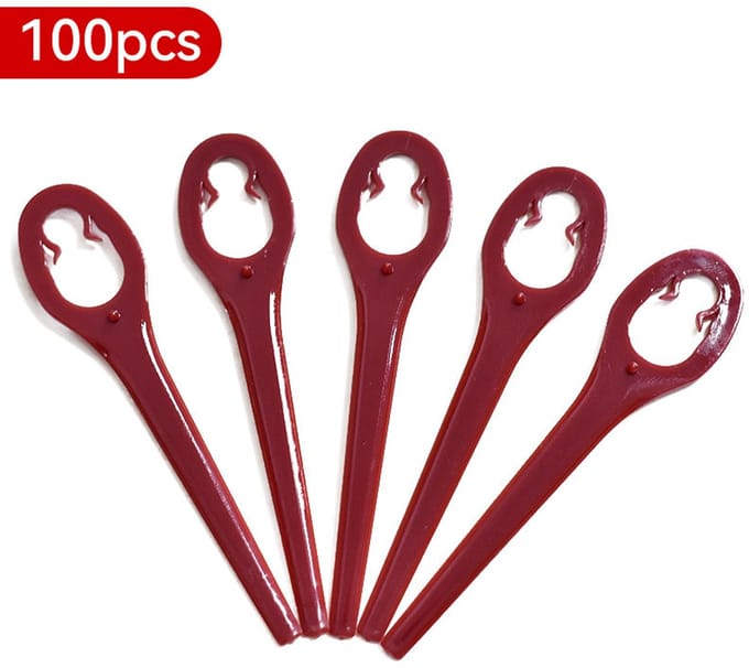 100 stuks plastic bladen tuin tuin tuin grasmaaier grasmaaier plastic bladen