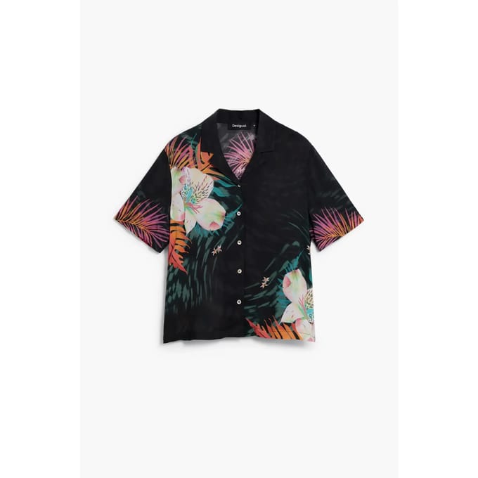 Desigual Zwarte Viscose Dames Shirt