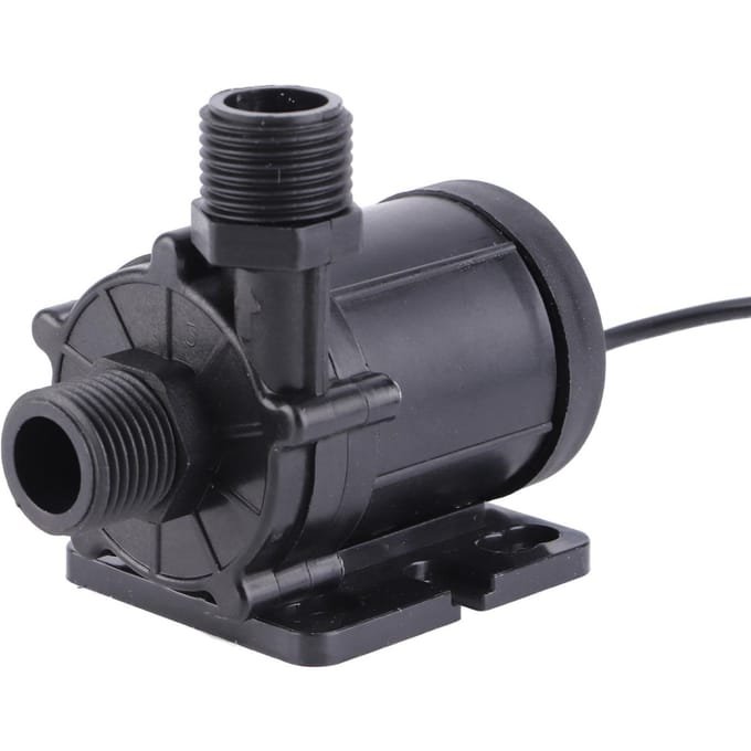 Pompe de Circulation Moteur Brushless Faible Bruit DC12V 30W 800L/h 12m de Hauteur de Refoulement pour Chauffage