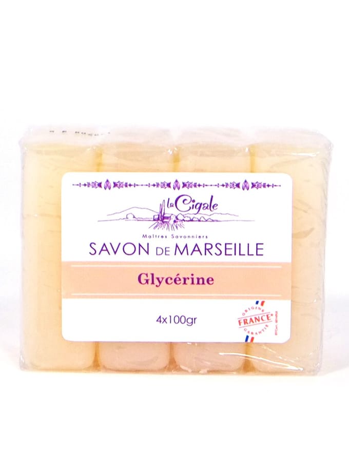 La Cigale - Zeeptablet - Marseille Zeep - Glycerine - 4x100g