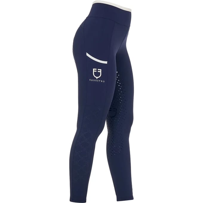 Vrouwelijke full grip rij leggings met decoraties Equestro