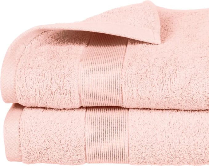 Livetti Badhanddoek Handdoek Shower Towel - Bath Towel 70x130cm - Roze