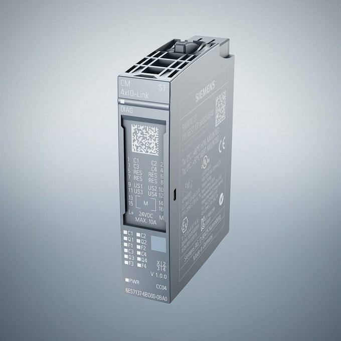 Siemens 6ES7137-6BD00-0BA0 6ES71376BD000BA0 PLC-communicatiemodule 24 V/DC, 28.8 V/DC