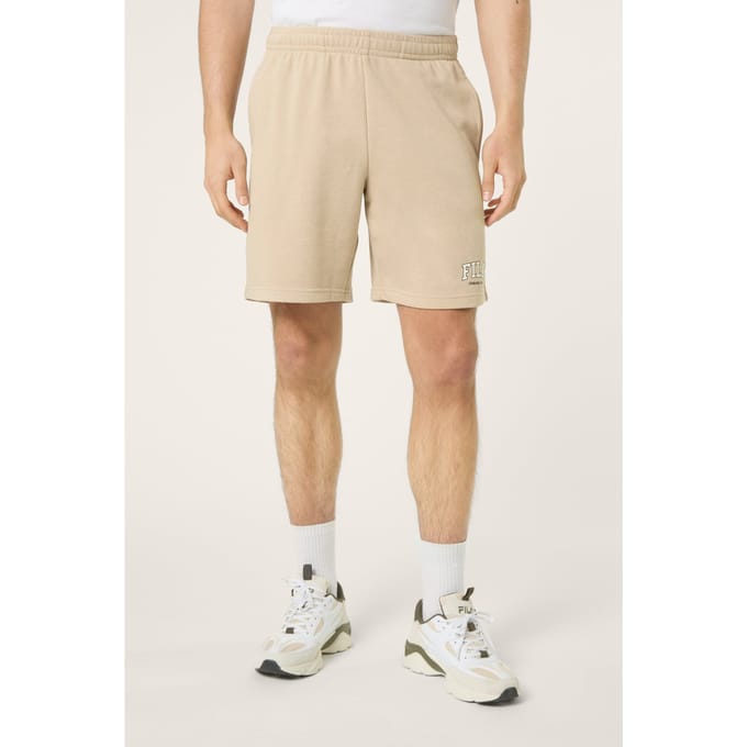 FILA Rifredi Regular Graphic Sweat Shorts White Pepper Size: XL | Sweatpants Outlet | Heren | Wit