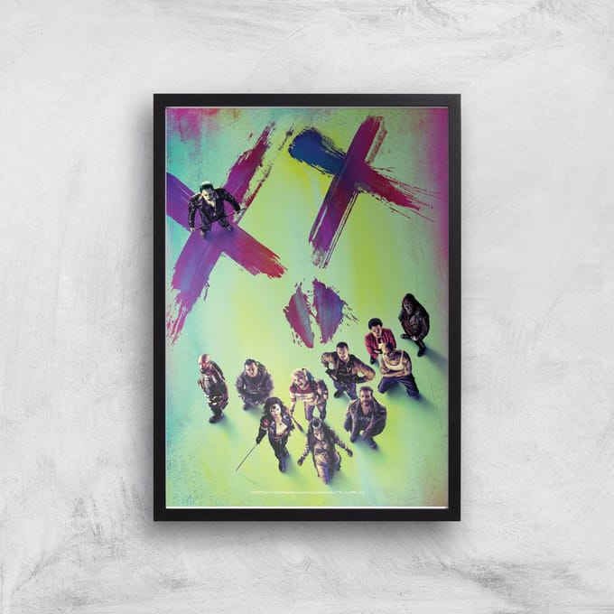DC Suicide Squad Giclee Art Print - A2 - Black Frame