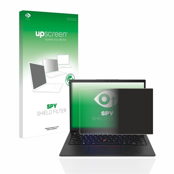 upscreen - privacyscherm voor Lenovo ThinkPad X1 Carbon Non-Touch 14" (10. Gen.) - privacy filter screenfilter Blauwlichtfilter