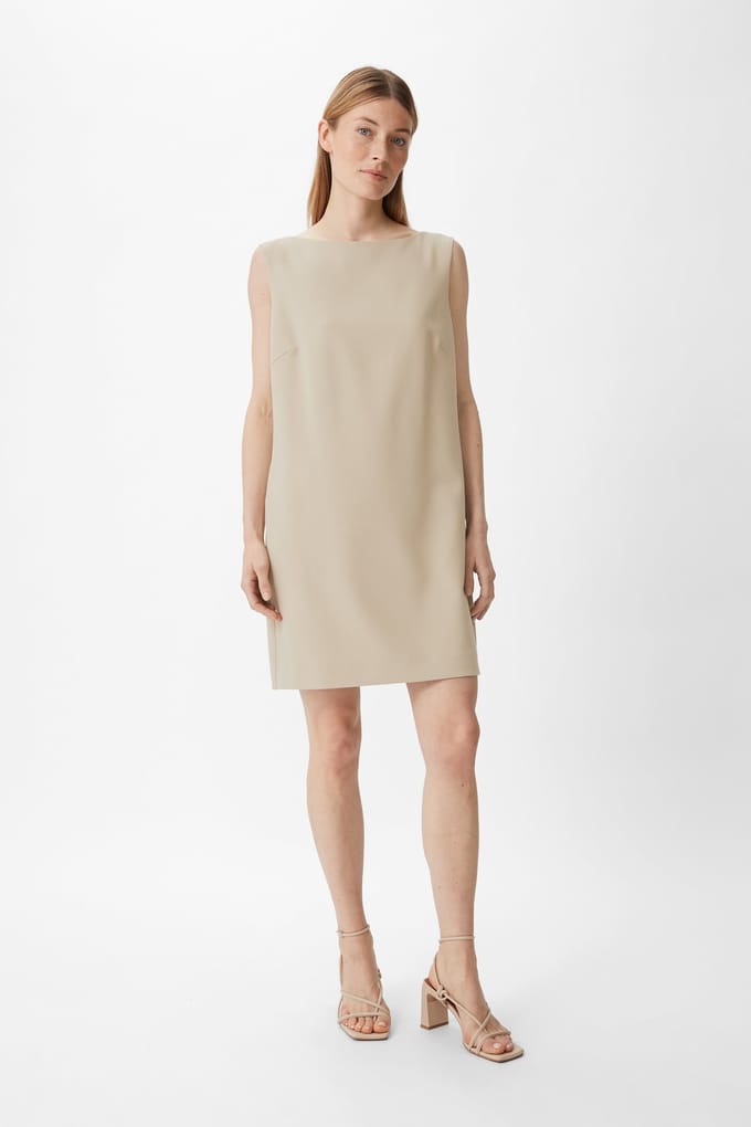 Comma  Dresses Beige Taglia: 36 | Abiti Mini Outlet | Donna | Marrone
