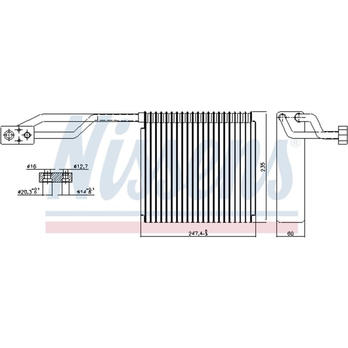 Verdamper, airconditioning NISSENS 92326