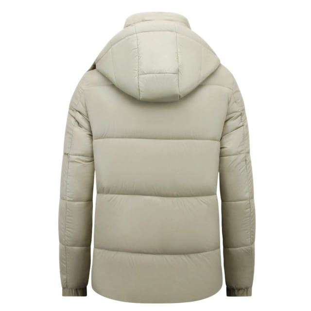 Heren Jack - Winterjas Heren Waterdicht - Puffer Jas Heren - Jassen Heren - Tussenjas Heren - 8055 - Beige Jas