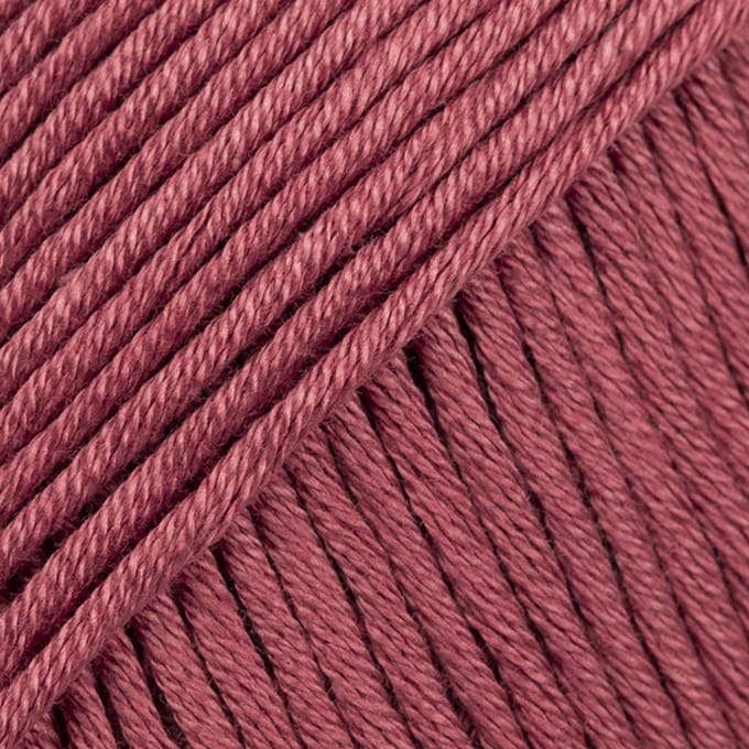 DROPS Muskat Uni Colour - 87 granaatappel - Katoen Garen