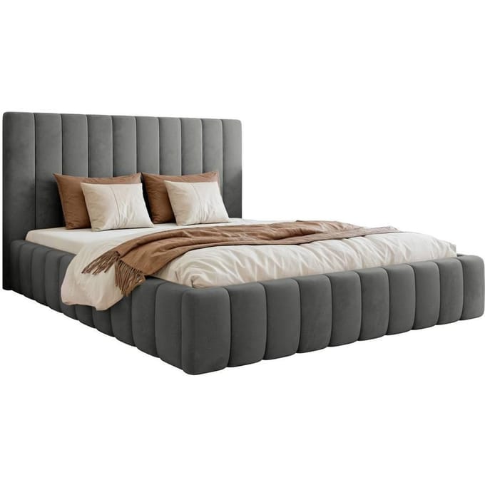 Bedframe Flores velvet 140x200 met opbergruimte | NADUVI Collection