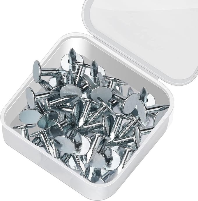 100 Stuks Clout Nails 20mm - Dakspijkers voor Vilt, Houtbewerking en Buitenprojecten
