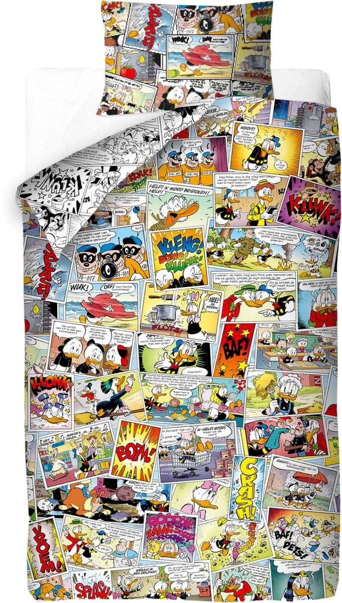 Donald Duck Dekbedovertrek Strip