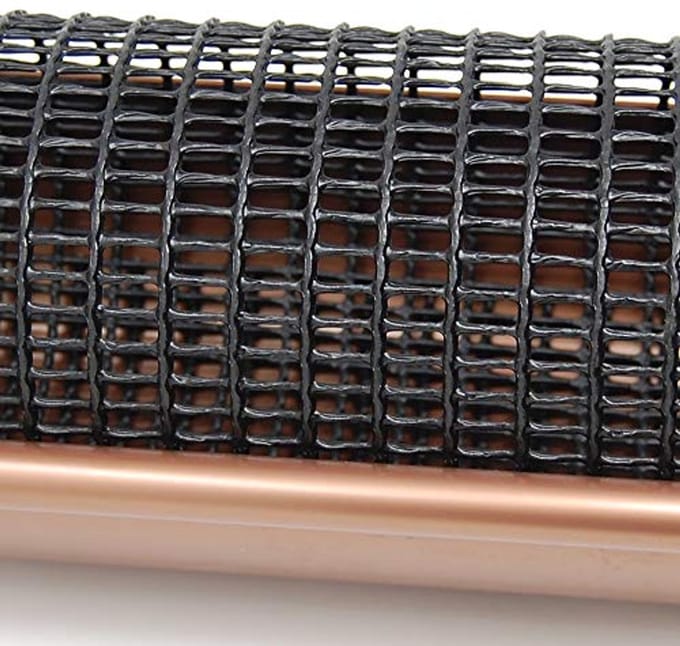 Buisnet voor Dakgoten - 1 meter, Set van 5 Stuks, Zwart