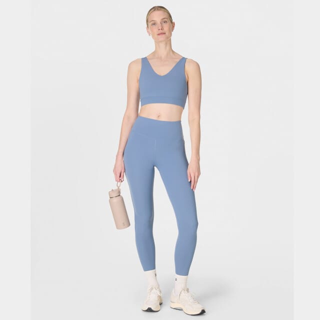Sweaty Betty Ultimate Yoga Voop Bra BLAUW - Maat M