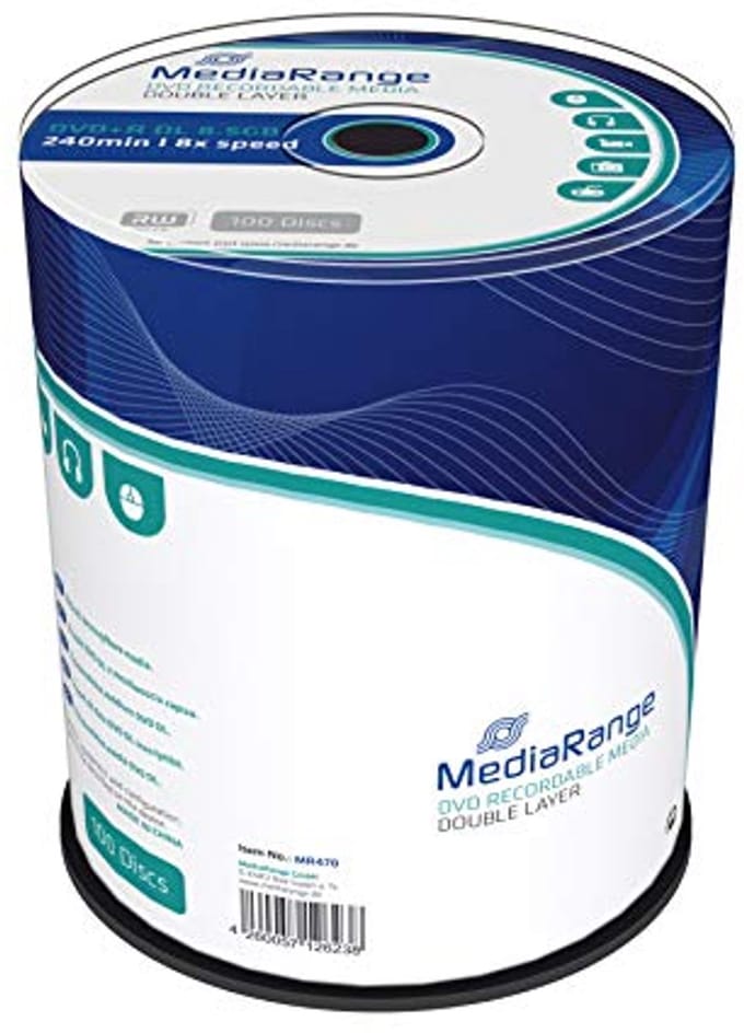 8,5 GB Dual Layer DVD+R voor langdurige gegevensarchivering