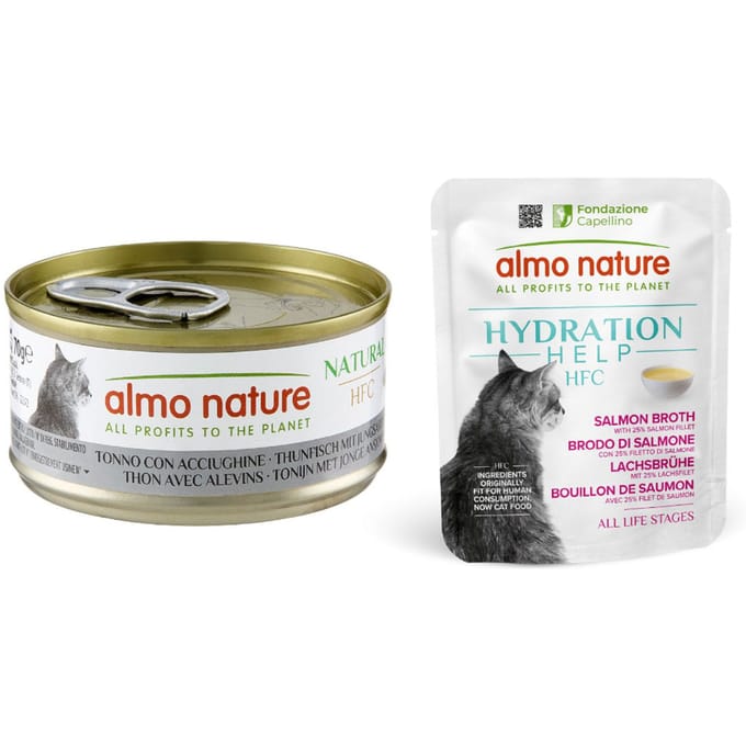 Almo Nature HFC Natural 6 x 70 g Tonijn & Ansjovis