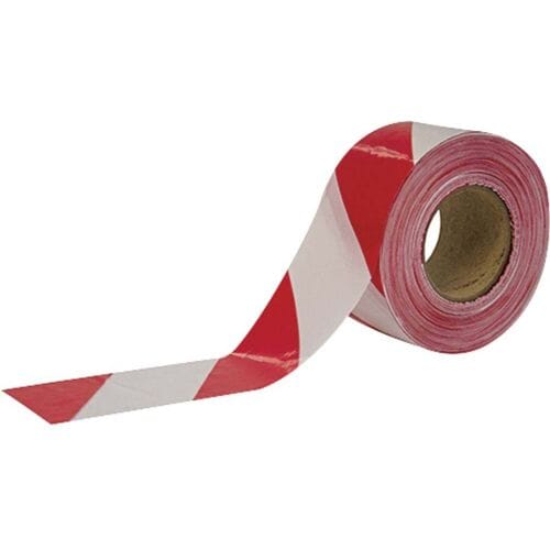 Cimco 182782 Afzetlint rood/wit (l x b) 500 m x 75 mm
