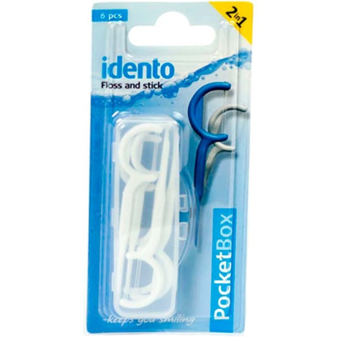 Idento Floss & Tandenstoker in Portemonnee