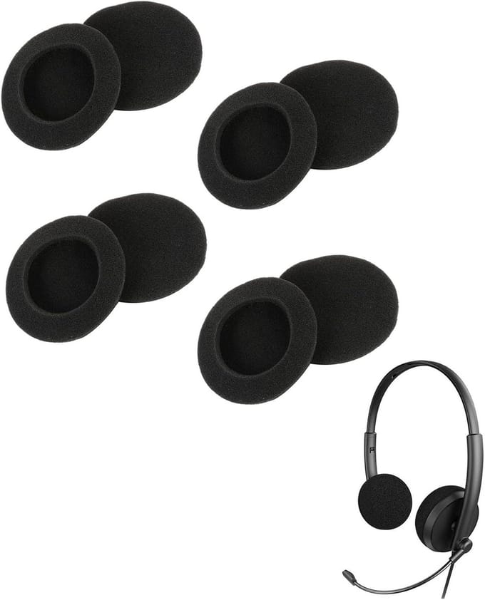 Solidchoice - Set van 8 Vervangende Oorkussens voor Hoofdtelefoon