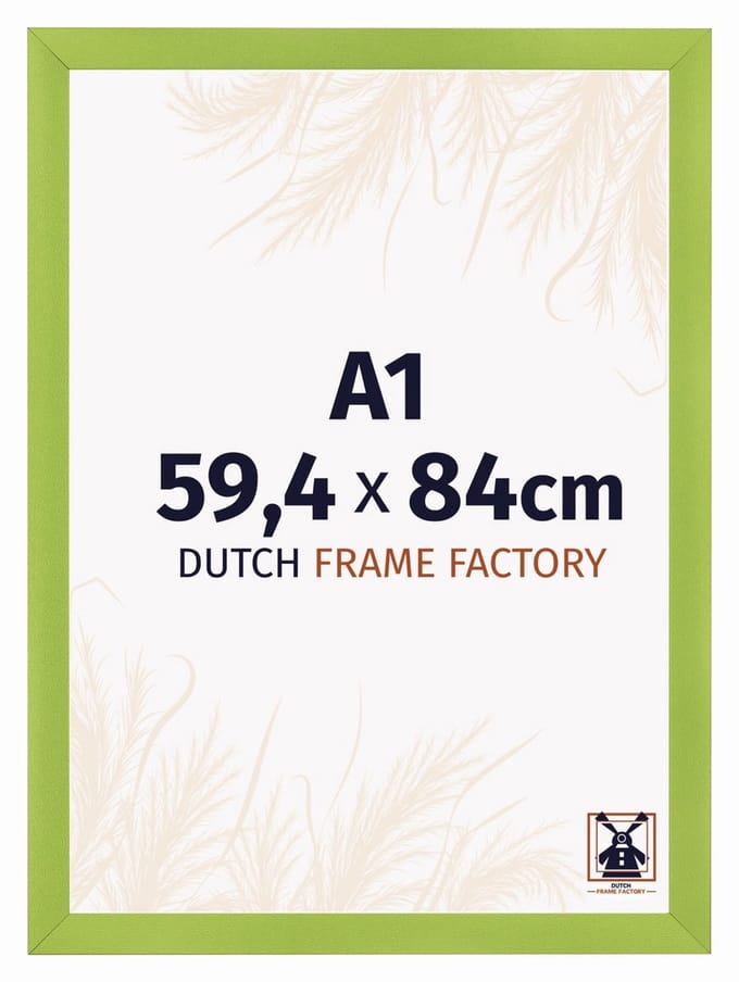 Fotolijst A1 59,4x84 cm - MDF - Groen - Praag