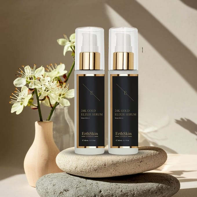 ErthSkin London ANTI-RIMPEL ELIXIR SERUM 24K GOUD x 2 1