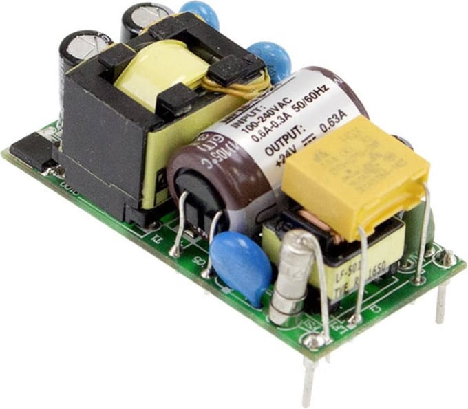 Mean Well MFM-15-12 Schakelnetvoedingsmodule 12 V/DC 1.25 A 15 W