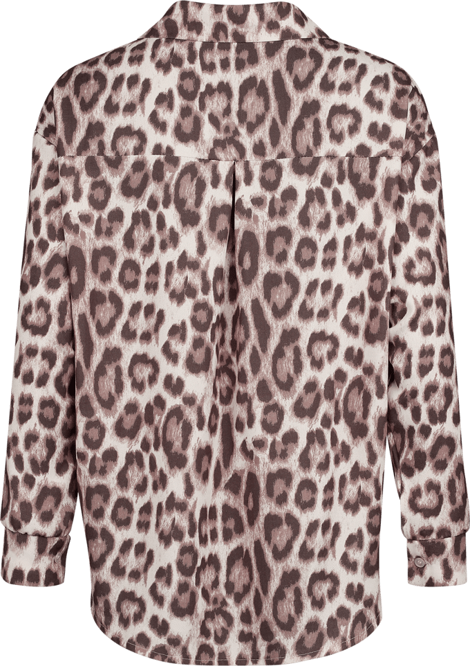 R.E.D. by EMP Blouse - Leopard Print - Oversized Blouse - S tot XL - voor Vrouwen - meerkleurig