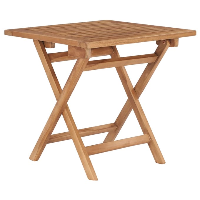vidaXL - Tuintafel - inklapbaar - 45x45x45 - cm - massief - teakhout