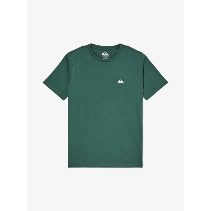 Quiksilver Basic T-shirt Met Korte Mouwen Groen 10 Years Jongen