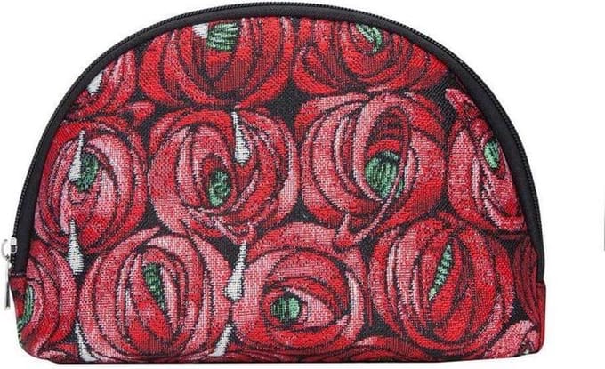 Signare Make-up tas groot - Rose and Tear Drop - Mackintosh - Rozen