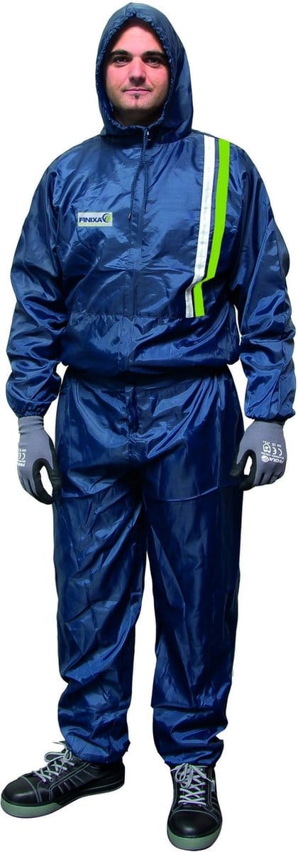 FINIXA Polyester Spuitoverall - Blauw - Medium