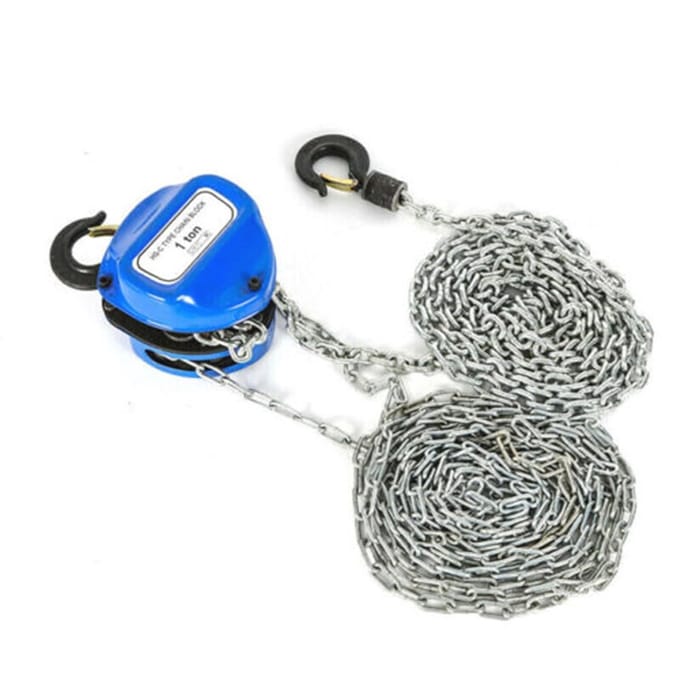 Professionele Flesketting tot 1000 kg - Handketting met 4 Meter Kettingtakel