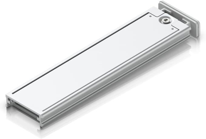 SSD Behuizing - Opslag Uitbreiding - Netwerk Installatie - M.2 Formaat - 123 x 31 mm - Grijs Zilver