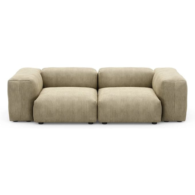 vetsak Small 2-zitsbank - Cord Velours kaki