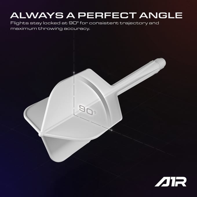 GOAT Air White NO6 - Dart Flights