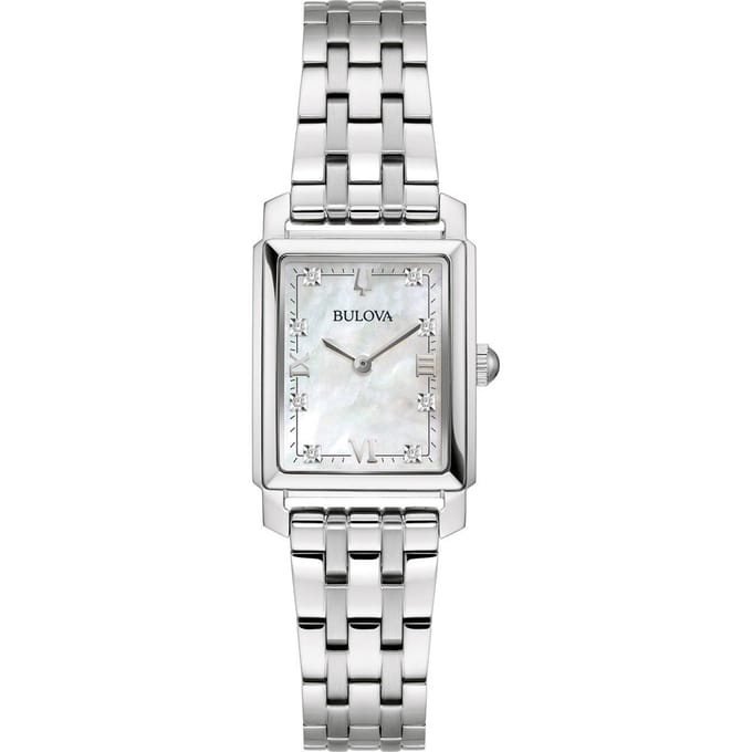 Bulova Sutton 96P244 Horloge - Staal - Zilverkleurig - Ø 23 mm