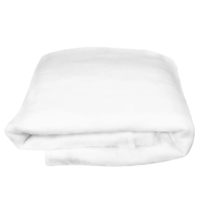 Couverture de neige de Noël Décorations de couverture en coton artificiel pour jupe d'arbre de Noël Tables white