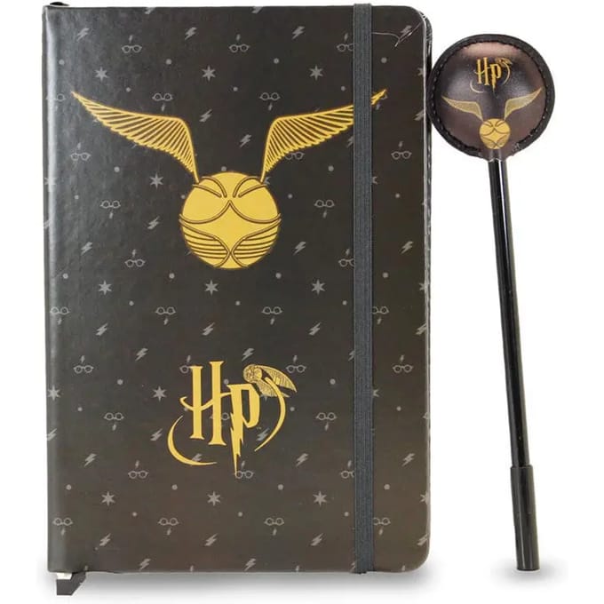 Harry Potter - Notebook with Pen - Gift Set - Golden Wings - 100 pagina's