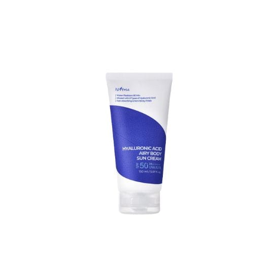 Isntree Hyaluronic Acid Airy Body Sun Cream 150ml white
