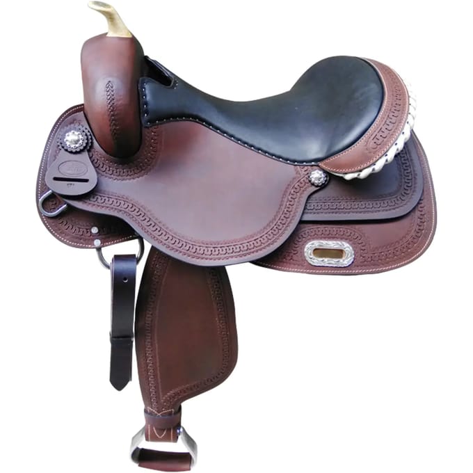 Western zadel voor paard Denver Quarter