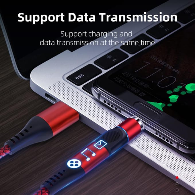 USB Type C magnetische adapter 360 graden draaibare magnetische telefoonkabeladapterconnector rood