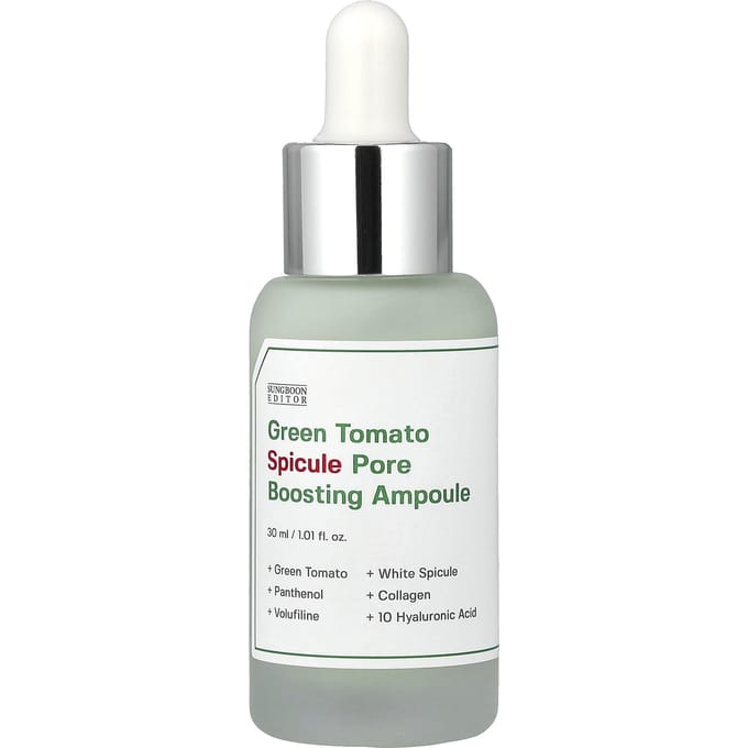 Sungboon Editor, Groene Tomaat Spickle Pore Boosting Ampoule, 30ml (1,01 fl oz)