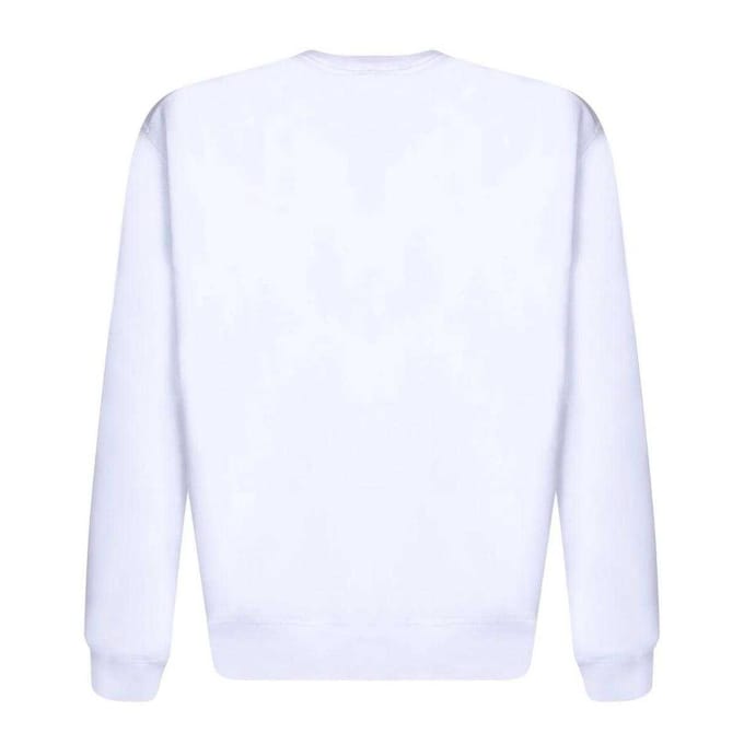 DSquared2 Uniseks Sweatshirt met bloklogo voor volwassenen (Wit)